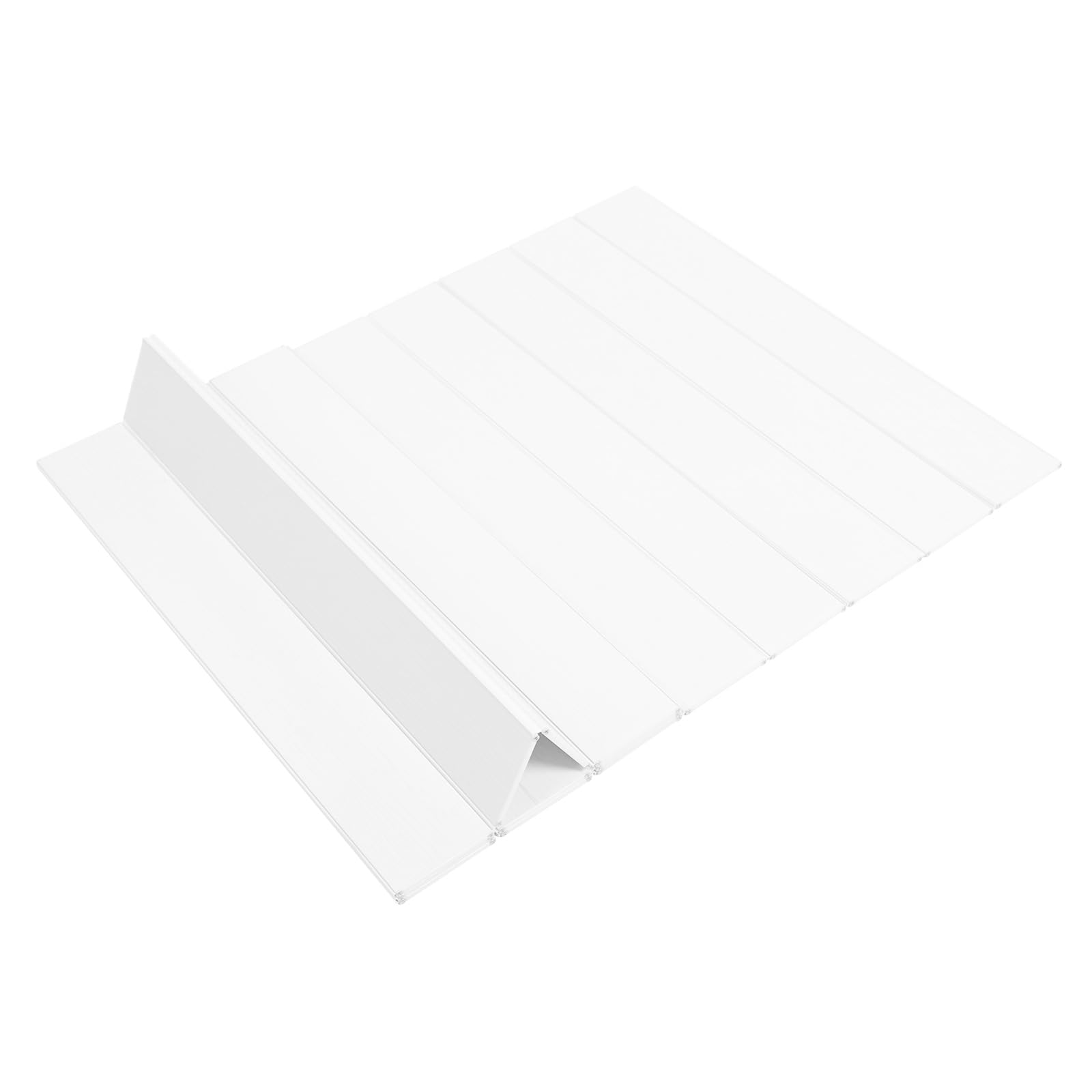 Copertura Pieghevole Per Vasca Da Bagno 160x70x0,65 Cm In PVC – Bianco, Isolante E Multifunzione