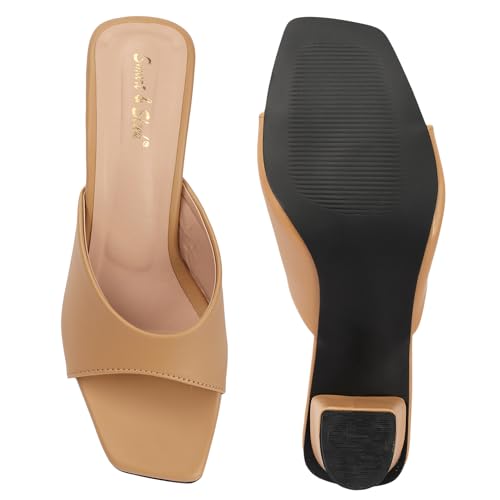 Image of Smart & Sleek Heel Sandal Stylish Comfortable AB75.