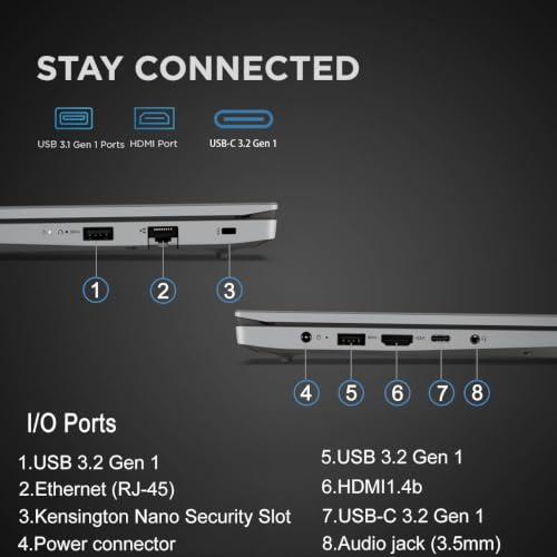 Image of Lenovo Laptop Computer V15, AMD Ryzen 5 7520U, 8GB RAM, 512GB SSD