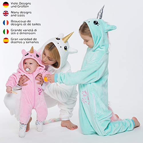 Corimori 1852 (10+ Designs) Jade The Unicorn, One Piece Onesie Hooded Jumpsuit For Adults, Winter Onesie, 180-190 Cm #TOP6