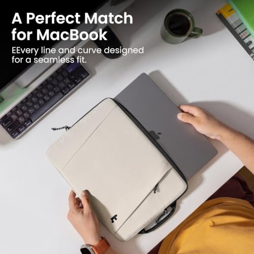 Image of tomtoc Slim & 360 Protective Laptop Sleeve for 14-inch MacBook Pro M5 2026 | M4 /M3 /M2 /M1 Pro /Max A3426 A3427 A3434 A3112 A3401 A3185, Water-Resistant Case with CornerArmor