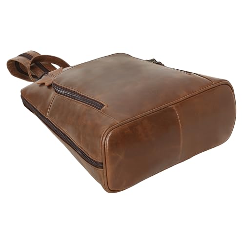 Image of Pitaara Genuine Leather Backpack Purse for Women, Ladies Casual Daypack, Shoulder Bag, Fashion Bag, Travel Backpack Purse