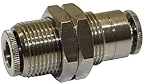 Snow Performance - Bulkhead Fitting 1/4in Push EPDM to 1/4in Push EPDM (SPHSNO-40080)