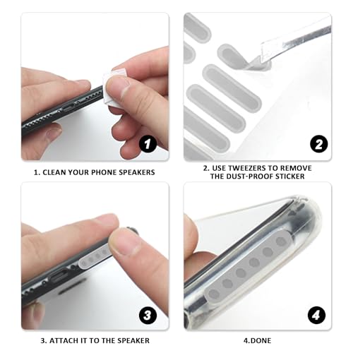 NYGGTYK Juego de 71 piezas de protección contra el polvo del teléfono móvil, para altavoces y altavoces - imagen 5