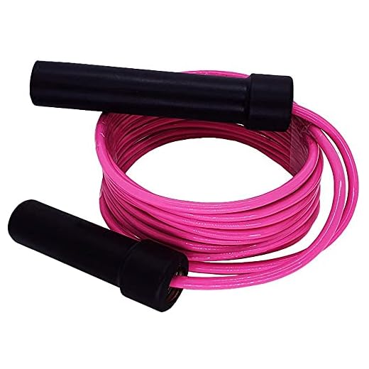 Corda Speed Crossfit Spank Ajustável Com Rolamento (ROSA)