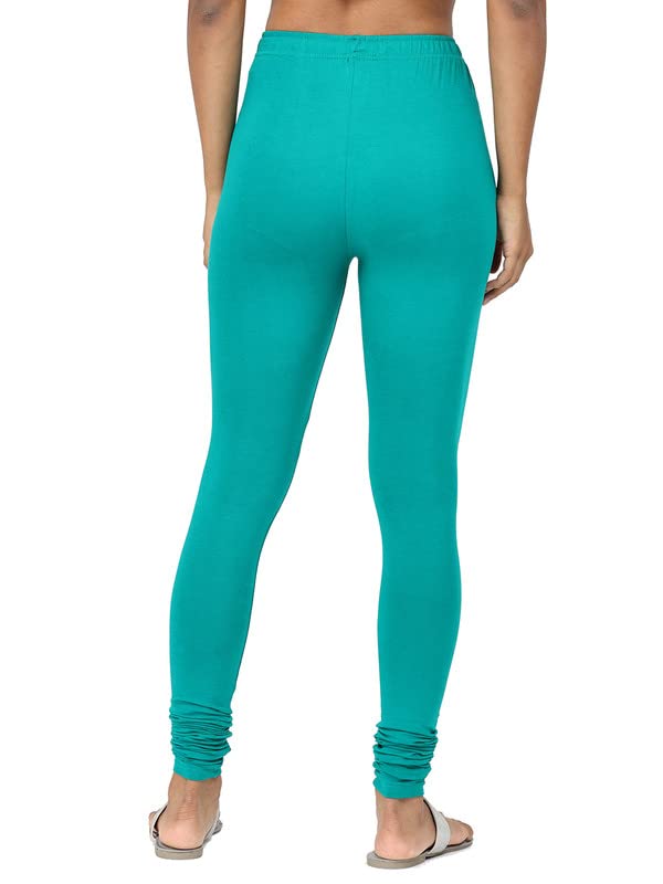 Image of Robinbosky Cotton Churidhar Leggings for Women - Stylish, Stretchable & Flattering Fit for All-Day Comfort