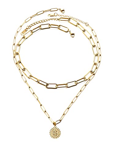 Image of Yellow Chimes Necklace for Women Gold plated Multi-layered Pendent with Charm inter linked chain Pendant Necklace for Women And Girls
