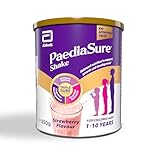 PaediaSure Shake – Strawberry Flavour – 850g – Balanced Nutritional Supplement Drink – Multivitamin for Kids – With Protein, Carbohydrates & Minerals – Supports Growth & Development – Vegetarian