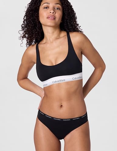 Calvin Klein Womens Modern Cotton Lightly Lined Scoopneck Bralette