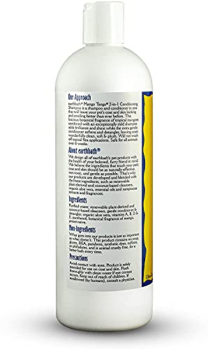 Earthbath 2-In-1 Conditioning Shampoo For Pets, – Dog Shampoo And Conditioner, Conditions & Detangles, Made In Usa – Mango Tango, 16Oz (Pack Of 2) #TOP1