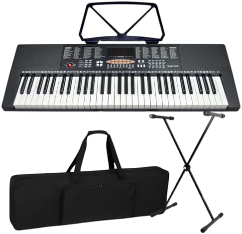 Kit Teclado Musical Iniciante Estudante 5/8 Bravo Bp100 + Capa Su...