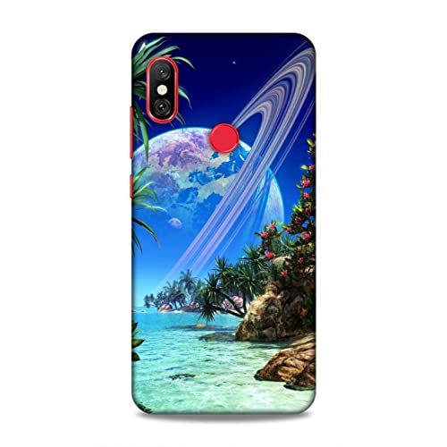Image of Printed Mobile Back Hard Case Cover for Redmi Note 6 / Note 6 Pro | Beautiful Nature, Jupiter Planet A-2184