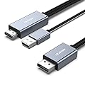 BENFEI HDMI to DisplayPort Cable, 6 Feet HDMI Source to DisplayPort Monitor Compatible with PC Graphics Card Laptop PS5 Xbox One(360) Supporting 4K@60Hz 2K@144Hz 1080P@165Hz(Not Bi-Directional)