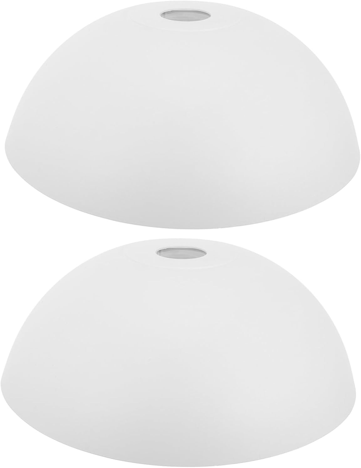 Wakauto 2pcs Plastic Replacement Lampshade Dome Ceiling Lamp Cover Lightweight Household Fixture for Bedroom Living Home Decor