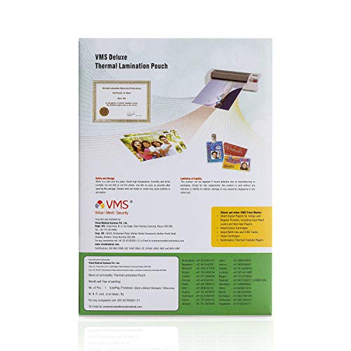Image of VMS Deluxe Micron Lamination Pouch & VMS Deluxe Thermal Lamination Pouch