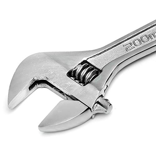 Sata 3-Piece Professional Adjustable Wrench Set (6-Inch, 8-Inch, 10-Inch) With Forged Alloy Steel Bodies And A Chrome Plated Finish - St47131 #TOP5