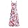 PRETTYGARDEN Womens Summer Dresses 2025 Casual Spaghetti Strap Ruffle Smocked Flowy Floral Print Maxi Dress with Pockets(Apricot Rose Red Flower,X-Large)