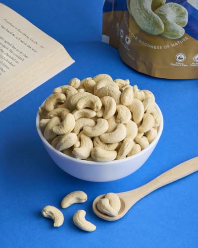 Image of BIG Pantry Raw Cashew Nuts 200g | Whole Kaju | Natural Raw Cashews | Protein Rich Dry Fruit | Gluten Free | Plant-Based Snack | Healthy Everyday Nut (Pack Of 2)