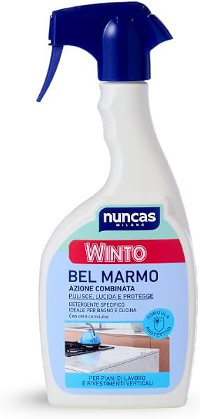 Nuncas - Winto Bel Marmo - Detergente per Superfici in Marmo - 500 ml - 1