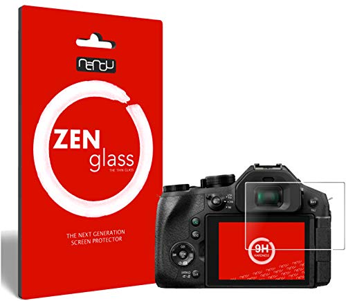 ZenGlass Nandu I (2 Unidades) Protector de Vidrio Flexible Compatible con Panasonic Lumix FZ300 I Protector de Pantalla 9H