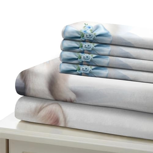 Housse de couette fermeture éclair facile d'entretien lit double 200x200 - 6