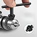 Drill Chuck Key Wrench, 6 Sizes Drill Press Clamping Wrench Chuck Press Wrench Key for Electric Drill Clamping Tool of 4 mm, 6 mm, 10 mm, 13 mm, 16 mm, 20 mm in Diameter