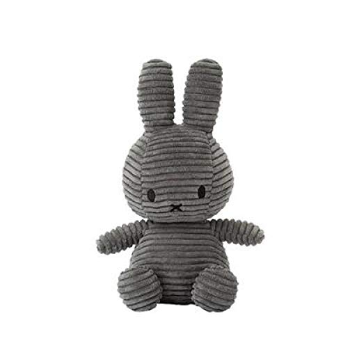 Preisvergleich Produktbild Diverse Miffy Cord-Plüschfigur (24cm) [anthrazit]