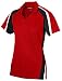 Sport-Tek LST654 Ladies Micropique Sport-Wick Polo - True Red/Black/White - M