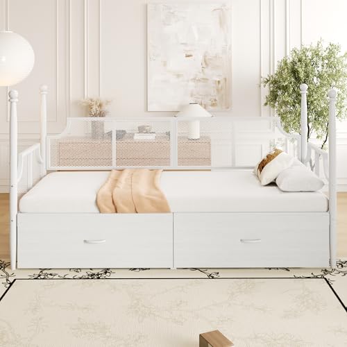 Witimisy Cama individual de hierro sof