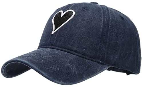 Image of XYIYI Vintage Washed Distressed Baseball Cap Adjustable Cotton Dad Hat for Women Men