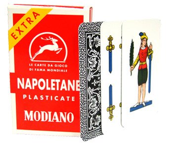 italian scopa playing cards - Modiano Italian Regional Napoletane 9725 Playing Cards - 1 Deck