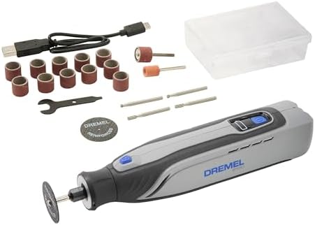 Dremel 8150 8V Cordless Rotary Tool Kit - Includes 20 Accessories, Ideal for Both Creative and Functional Tasks