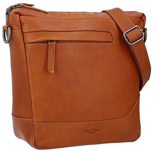 Gusti Lenkertasche Leder - Bernhard K. Fahrradtasche inkl. Platte Umhängetasche & Lenkertasche Ledertasche Braun Leder