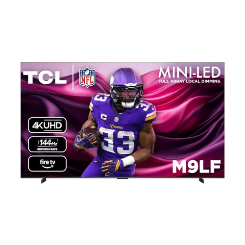 Image of TCL 98 Inch M9LF Series Mini LED 4K HDR Smart Fire TV, 144Hz, 98M9LF (2026)
