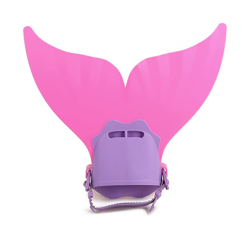 Aletas de Buceo Aletas de natación Aletas de Sirena Pies de Buceo Monofin Cola de Ballena Aletas de Silicona Accesorios de Equipo de natación ( Color : SKU-03-Pink , Size : 18x40CM )