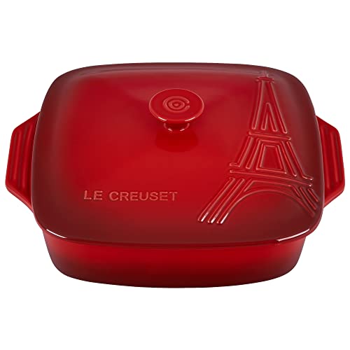 Le Creuset Eiffel Tower Stoneware Covered Square Casserole, 2.5 qt. (9