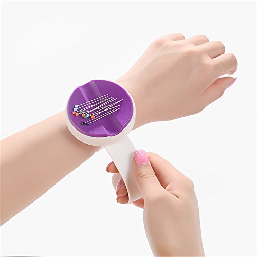 YEQIN NEW Magnetic Wrist Pin Holder 'Wrist Pinny' Slap Band 5 Vibrant Colours
