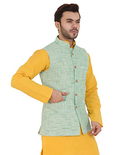 Image of LATEST CHIKAN Men's Textured Nehru Jacket