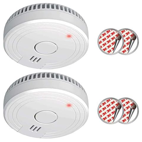 ELRO FS1805 Detector de Humo con Magnético Adhesivas Kit, Blanco Cover