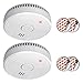 ELRO FS1805 Detector de Humo con Magnético Adhesivas Kit, Blanco, 2 Piezas, Set
