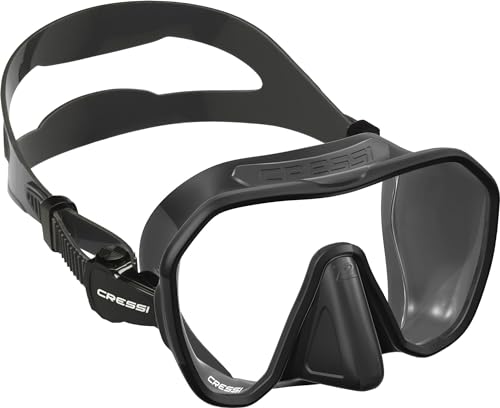 CRESSI �X�L���[�o �t���[ �_�C�r���O �}�X�N [ Z2 ] �t���[�����X ���C�h�r���[ �V���R���X�J�[�g �u���b�N DN445050 �y���K�i�z