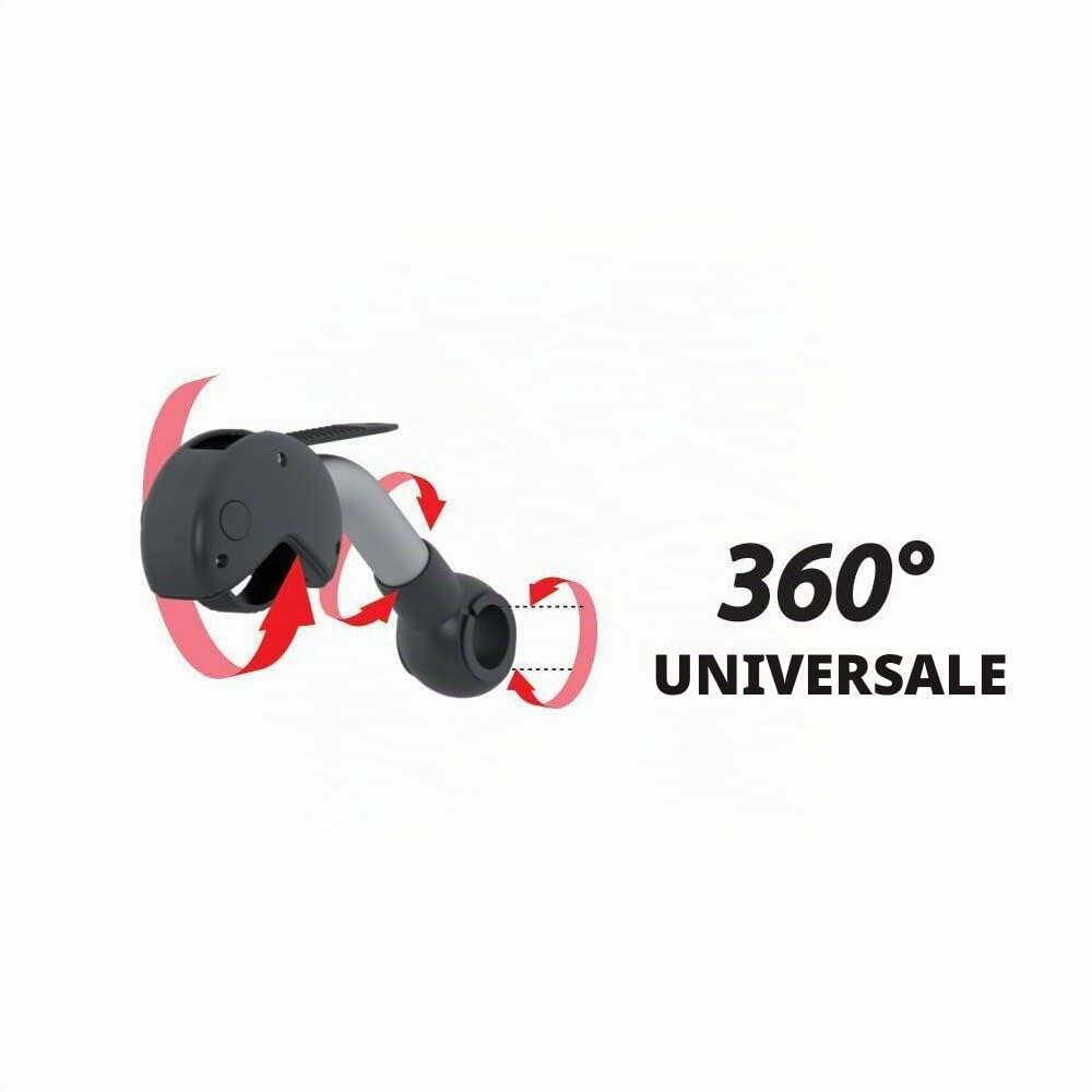 NORDRIVE N50410 Elix 2, portabiciclette per Gancio Traino - 2 Bici