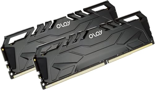 OLOy DDR4 RAM 16GB (2x8GB) Black Owl 2666 MHz CL19 1.2V 288-Pin Desktop UDIMM (MD4U082619BJDA)