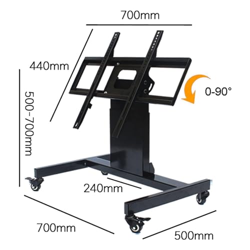 Soporte para TV de piso móvil para pantallas de 32-60 pulgadas miniatura 2