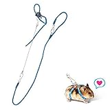 Hypeety Hamster Training Lead Leash Nylon for Hamster Rat Squirrel Gerbil Pet Cage Playhouse Leashes...