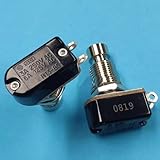 R13-85 Unlatching Foot Switch, Carling SPST Momentary Guitar Effect Pedal Switch Replacement Compatible with SCI, Strymon, and More (Black)