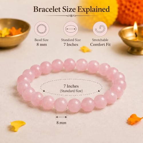 Image of Beaded Bracelet for Men & Women | Stretchable Handmade Prayer Meditation Yoga Wrist Bracelet | Stylish Everyday Wear | Free Size