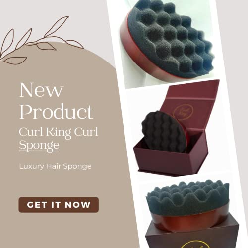 Curl King Twist Sponge Brush – Luxury Curl Sponge Brush For Afro Curls – Sponge Brush For Hair, Curls, Dreadlocks, Coils, Twists – Ergonomic Foam Styling Brush #TOP1