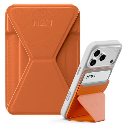 Image of MOFT Magnetic Wallet Stand Compatible with iPhone 16 /15 /14 /13 /12 Series, Angle Adjustment MOVAS Phone Stand, Light Sunrise