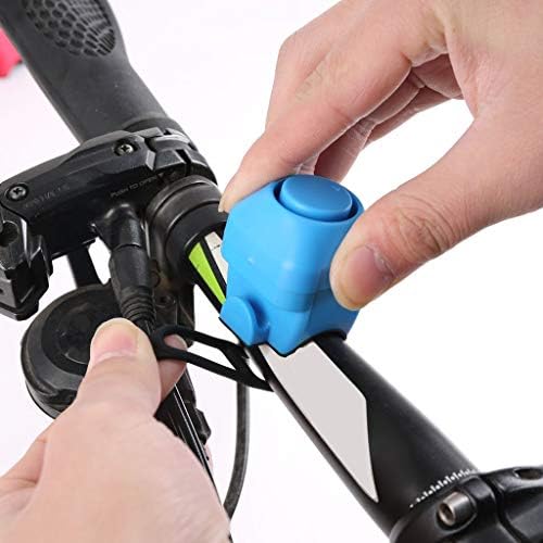 Kcnsieou Safe Harmless Bicycle Bell Electronic Horn Waterproof Loud Sound Safety Alarm for Kids Adults